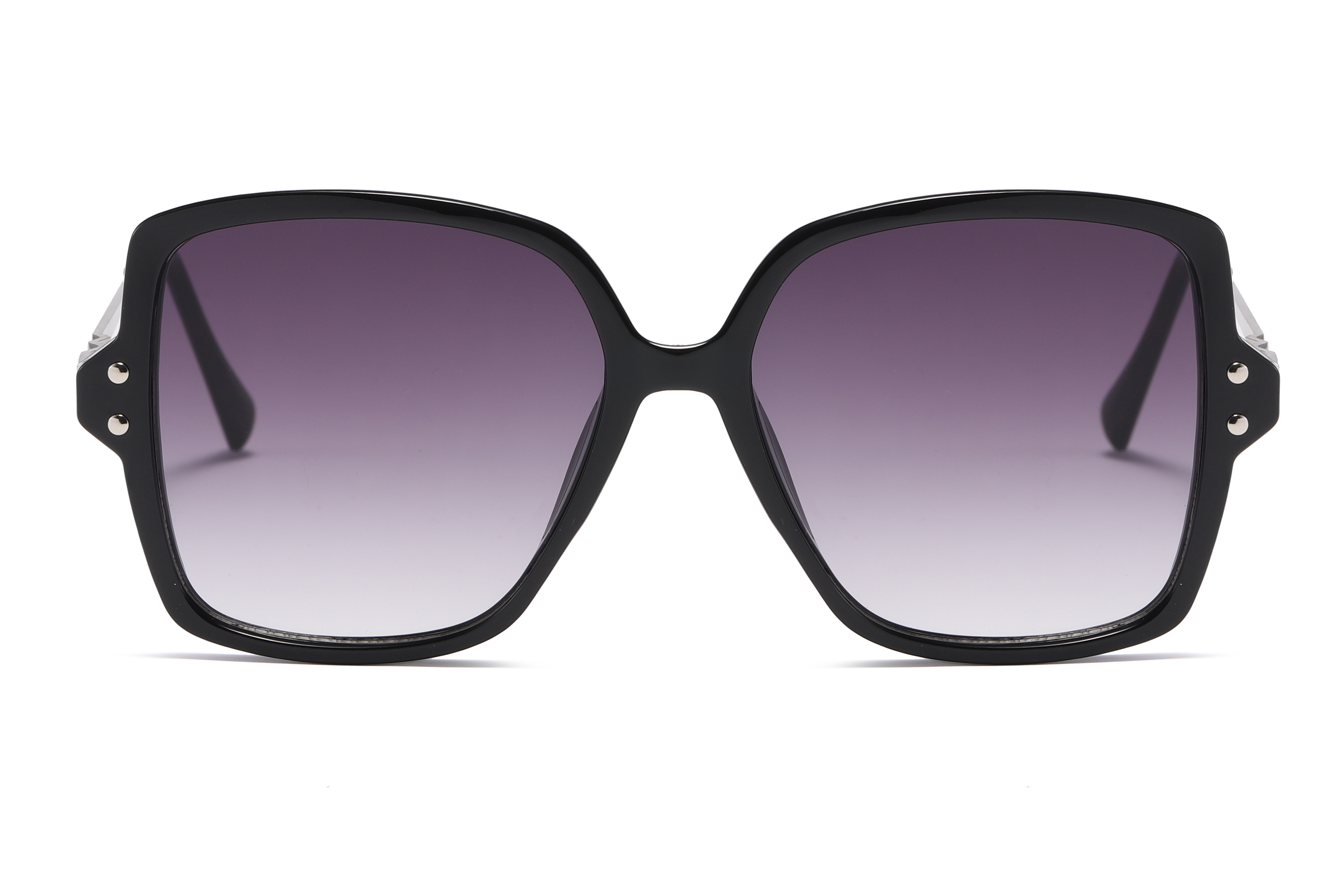 Mulheres moda tendência de grande quadro de óculos de sol reciclado #81587