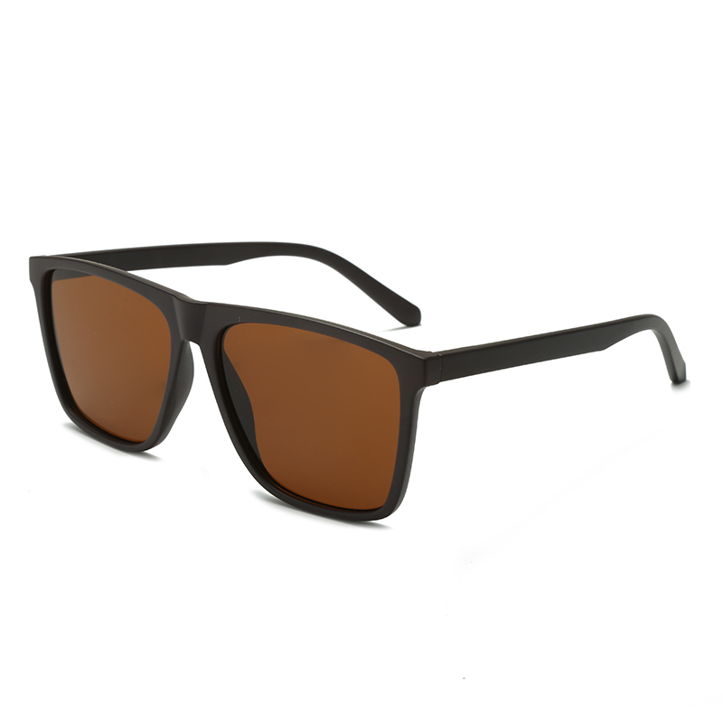 Ponto leve confortável e confortável Ponte do nariz horizontal Design de homens/unissex PC UV400 Proteção Óculos de sol #82701